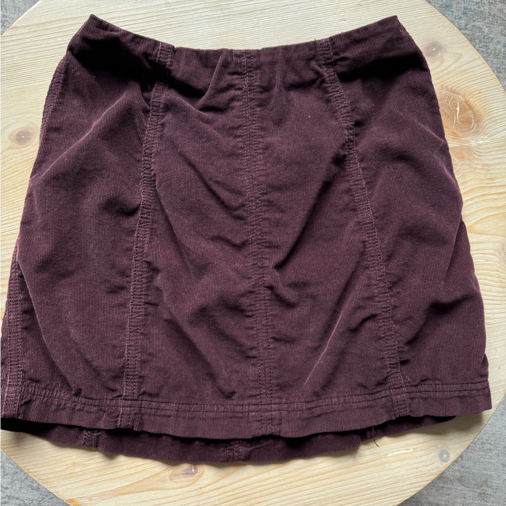 Free People Modern Femme Corduroy Mini Skirt